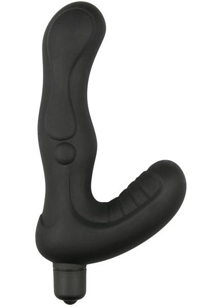 Easytoys Black Silicone Perineum Tickler Prostatavibrator