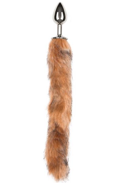 Easytoys Fox Tail Plug No. 7 Silver Analplugg med svans