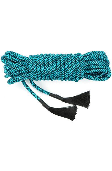 The Red Bondage Rope Scint Blue 10m Shibari rep