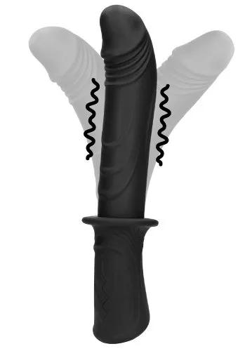 Ouch! Handheld Silicone Vibrating Flexible Dildo