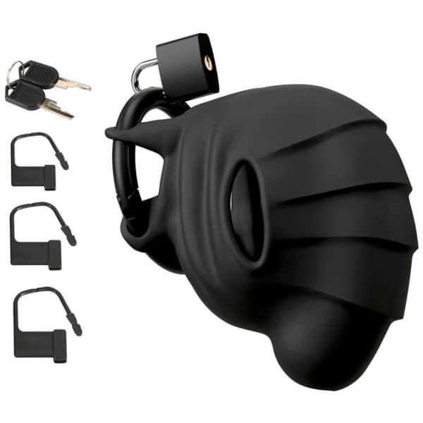 Black Velvets Cock And Ball Cage