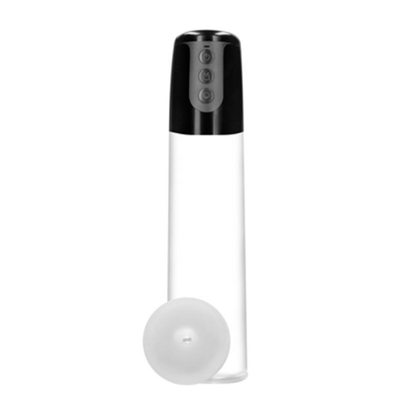 Shots Pumped Automatic Rechargeable Penis Pump with Masturbation Sleeve