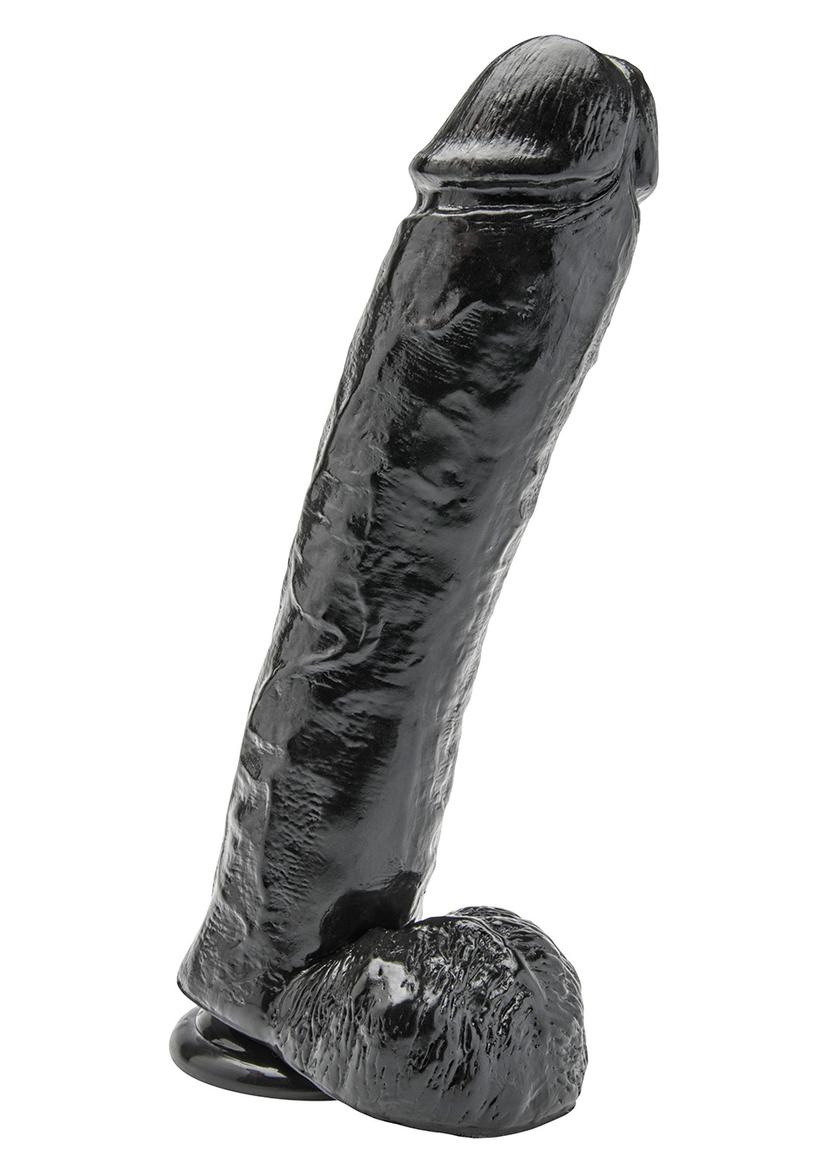 COCK 11 INCH W/ BALLS BLACK