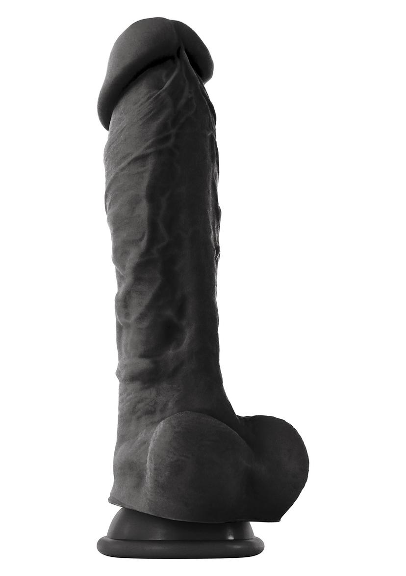 COLOURSOFT 8'' SOFT DILDO BLACK
