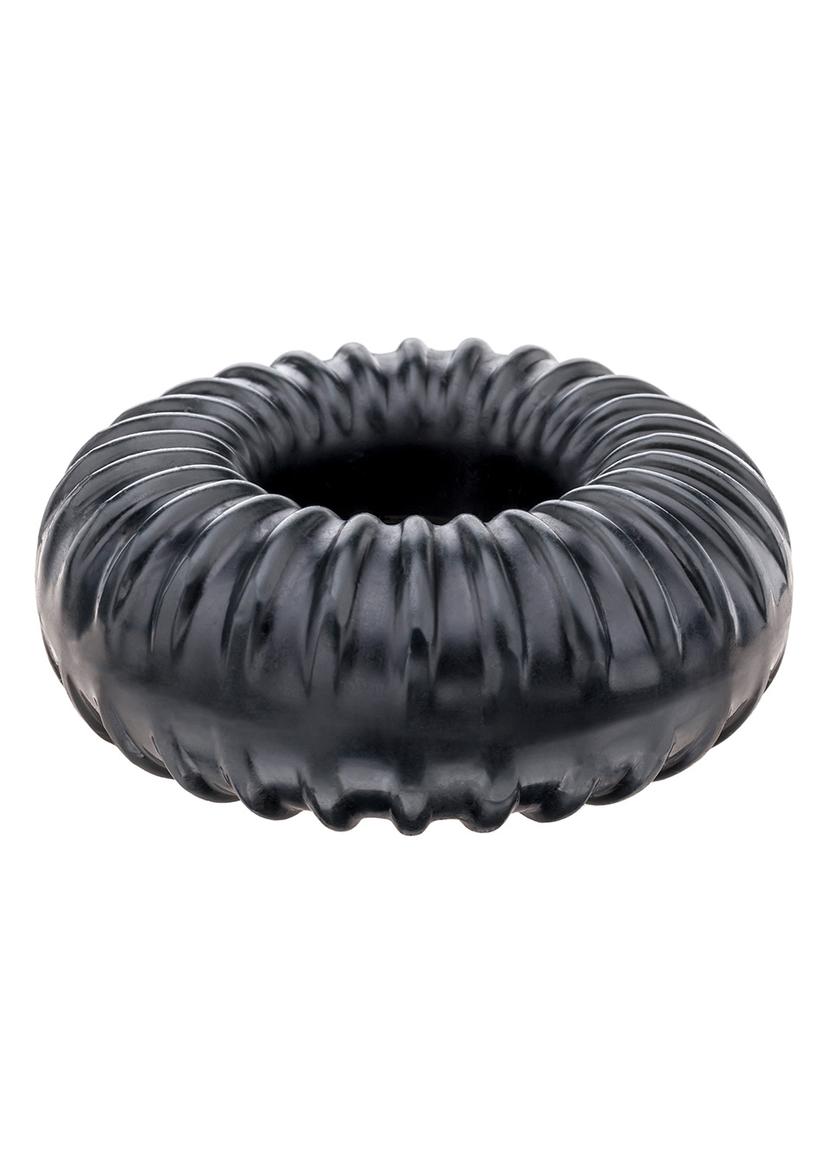 RIBBED RING BLACK