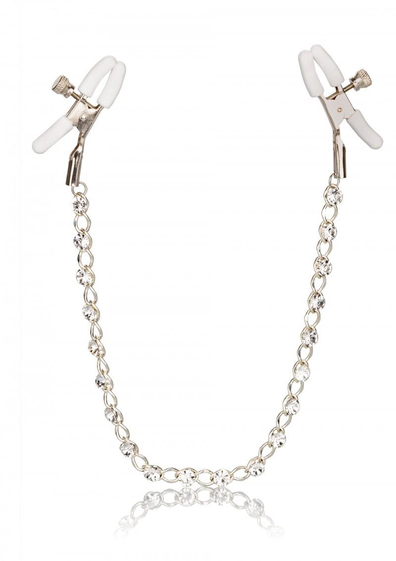 Crystal Chain Nipple Clamps