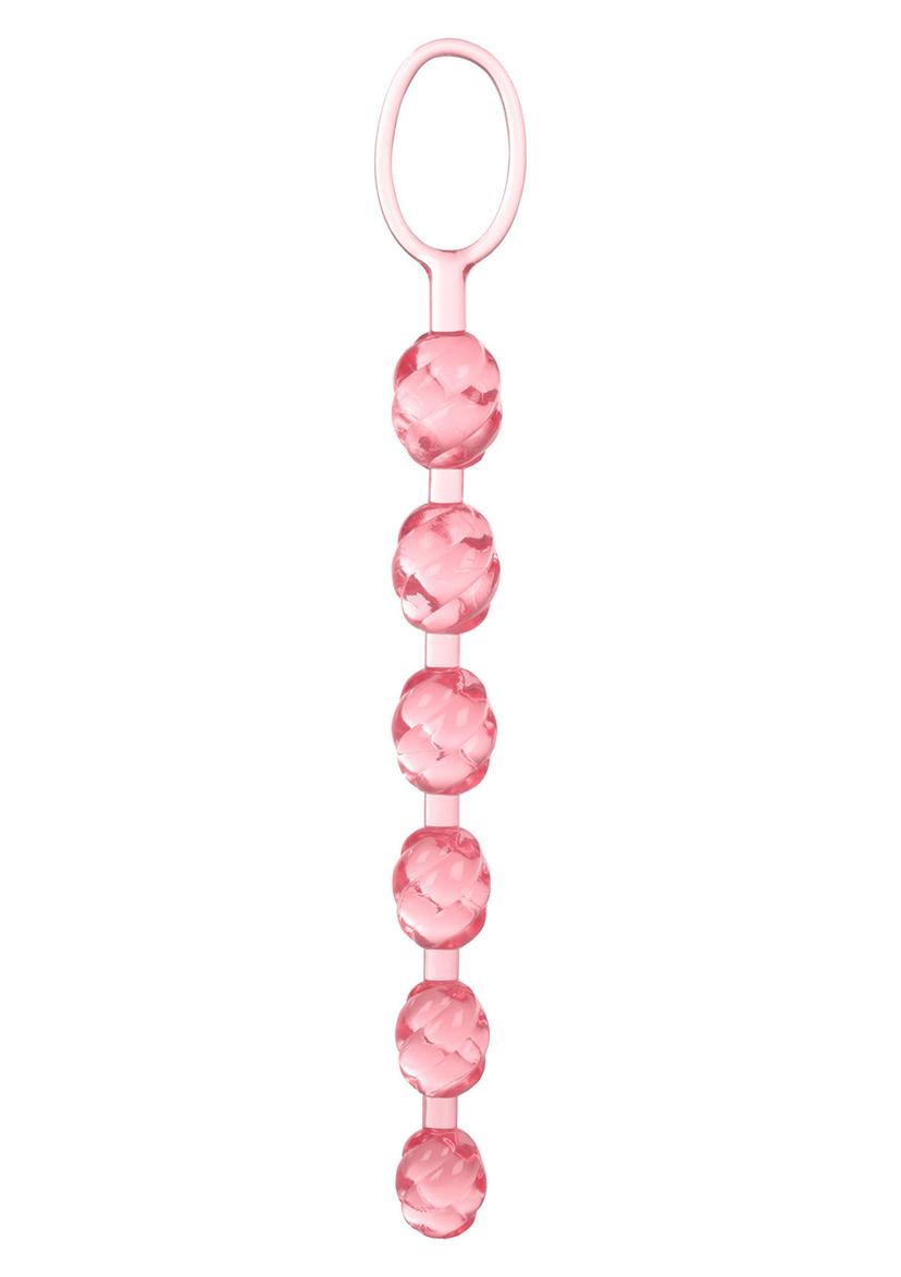 SWIRL PLEASURE BEADS PINK