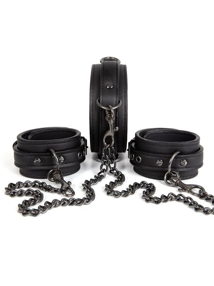 Dark Desire Collar With Ankle Cuffs