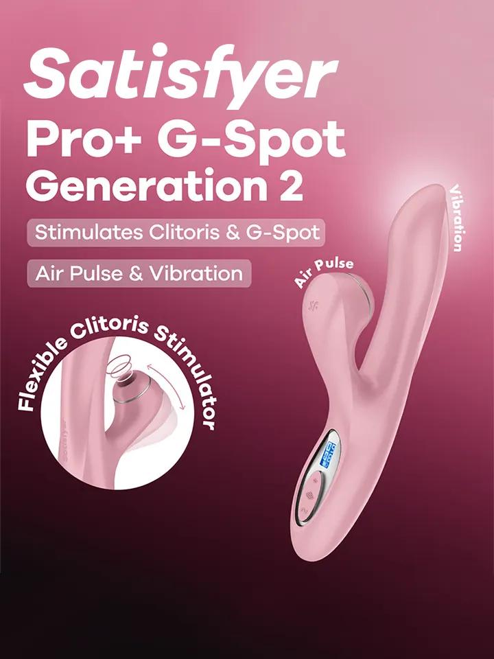 Satisfyer Pro+ G-Spot Rabbit Generation 2 Pink