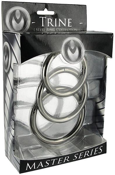 Trine Steel Ring Collection