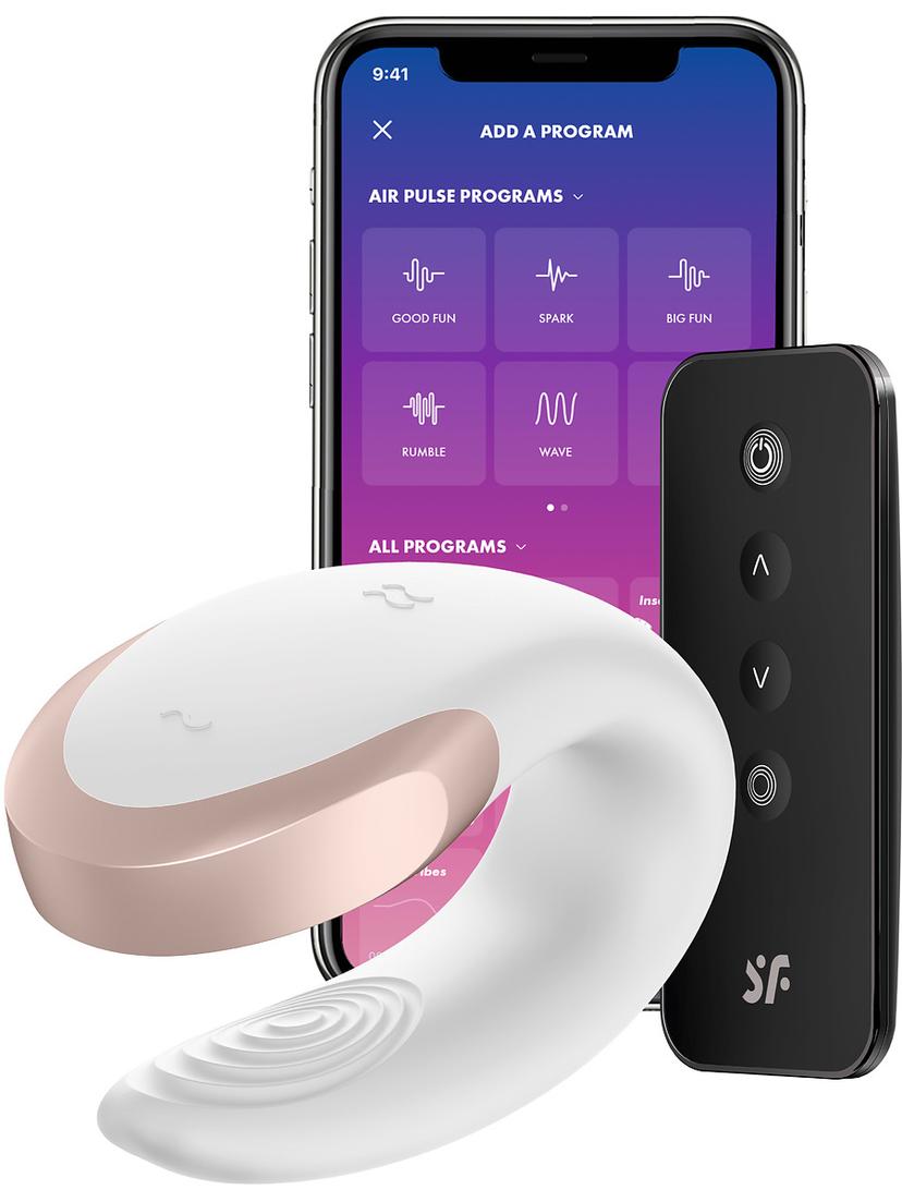Satisfyer Connect Double Love, Luxury Partner Vibrator, vit
