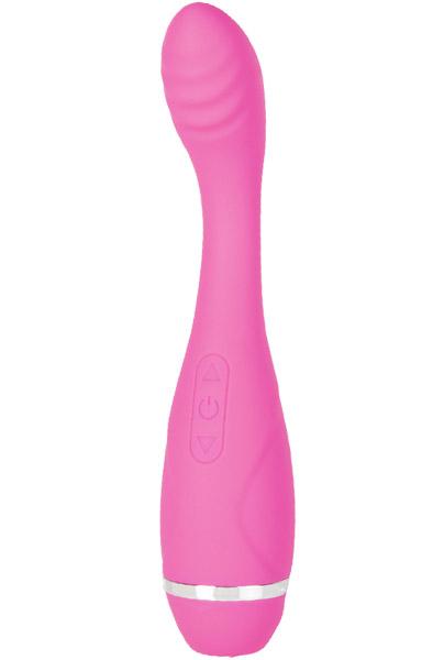G-Spot Vibrator With Air Pressure Suction Pink