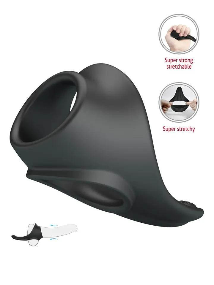 Crazy Bull Zadok Silicone Cock & Testicles Ring