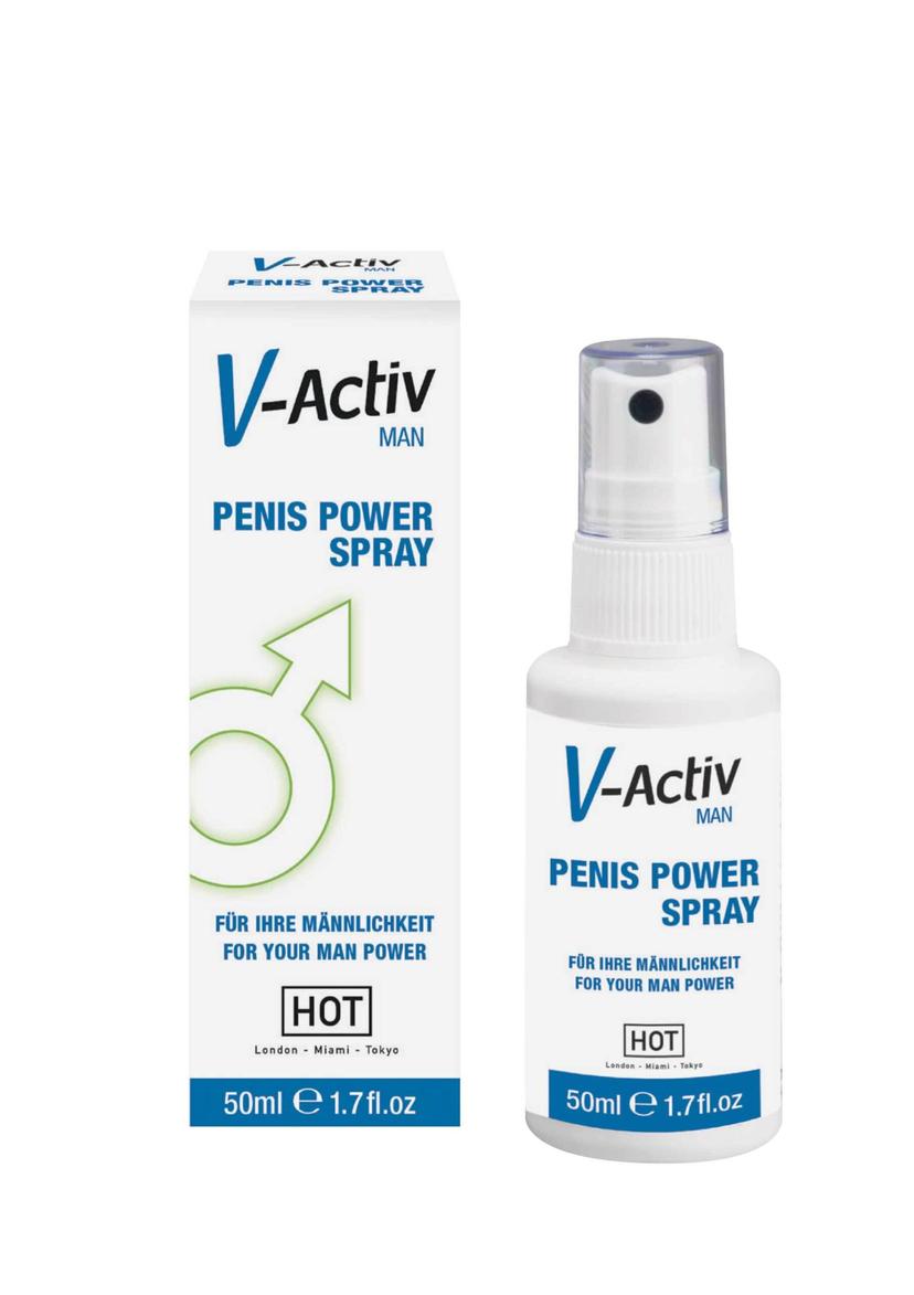 V-Activ Penis Power Spray 50ml - För hårdare penis