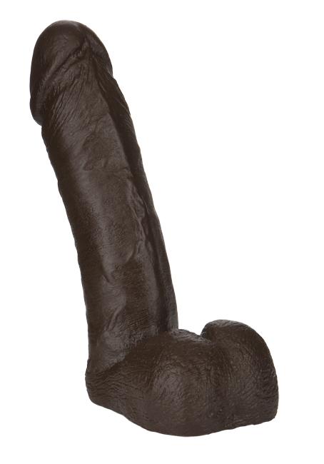 Vacu Lock 8" Inch Realistic Cock Black