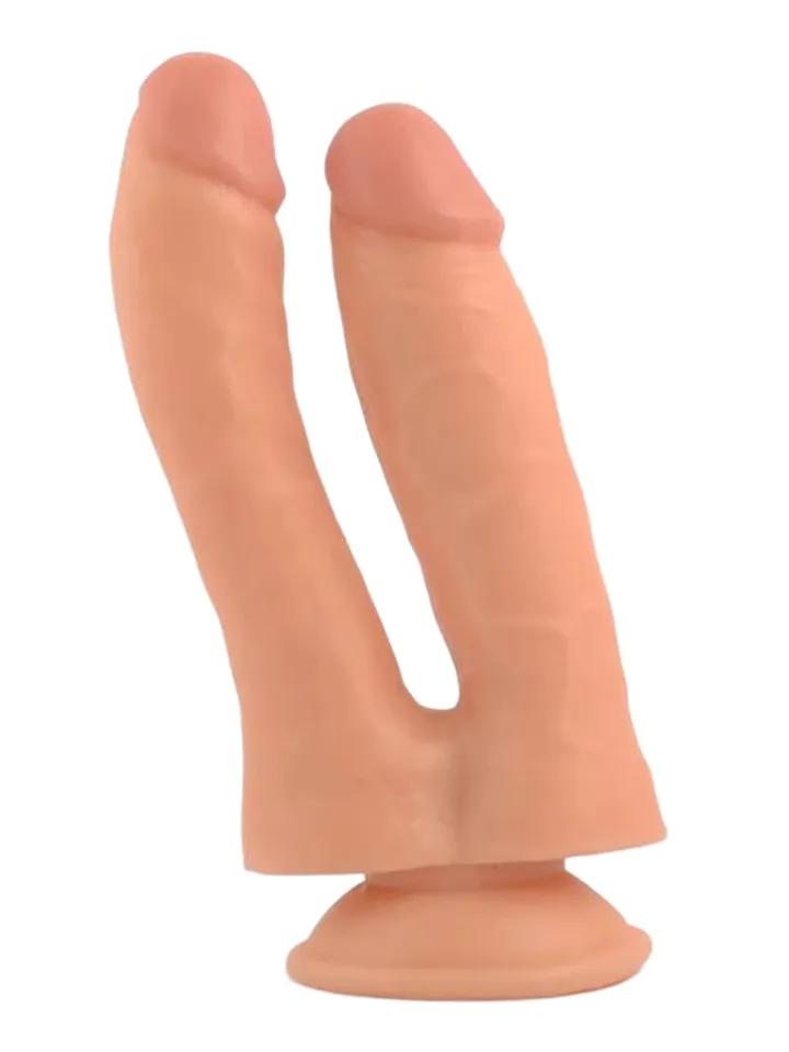 Realistic Penis Double Penetration 18,5 cm